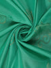 Sea Green Floral Woven Soft Silk Saree