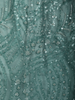 Sea Green Heavy Sequins and Beads Embroidered Design Mermaid Net Lehenga With Ruffle Dupatta