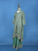 Sea Green Sequin Embroidered Georgette Kids Palazzo Suit