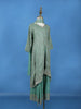 Sea Green Sequin Embroidered Georgette Kids Palazzo Suit