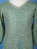 Sea Green Sequin Embroidered Georgette Kids Palazzo Suit