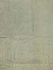 Sea Green Stripes Design Organza Saree