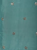 Sea Green Floral Design Emroidery Silk Salwar Suit - Diadem