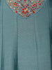 Sea Green Floral Digital Print with Embroidery Georgette Salwar Suit - Diadem