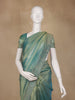 Sea green Solid Design Georgette Saree - Diadem