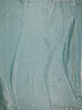 Seafoam Green Vertical Striped Beads Embroidered Design Pure Tissue Silk Party Wear Saree with Designer  Border