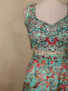 Seafoam Mint Green Floral Thread and Sequins Embroidered Design Organza Lehenga with Dupatta