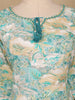 Seafoam Green Floral Design Printed Cotton Salwar Suit - Diadem