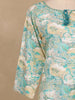 Seafoam Green Floral Design Printed Cotton Salwar Suit - Diadem