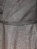 Silver Ash Grey Shimmer Glitter Embellished Design Party Wear Gown