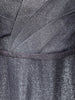 Silver Ash Grey Shimmer Glitter Embellished Design Party Wear Gown