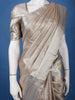 Silver Floral Design Woven Pure Kanchipuram Silk Saree