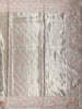 Silver Grey Floral Jacquard Woven Pure Tissue Silk Saree with Pastel Designer Border