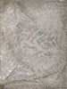 Silver Grey Floral Vine Sequins Embroidered Design Shimmer Party Wear Saree with Sequins Border