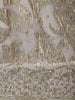 Silver Grey Floral Vine Sequins Embroidered Design Shimmer Party Wear Saree with Sequins Border