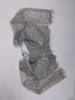 Silver Grey Heavy Sequins Embroidered Design Net Party Wear Saree with Matching Blouse