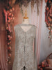 Silver Grey Heavy Sequins and Beads Embroidered Design Georgette Party Wear Palazzo Suit with Matching Dupatta