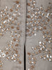 Silver Grey Heavy Sequins and Beads Embroidered Design Georgette Party Wear Palazzo Suit with Matching Dupatta