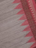 Silver Grey Solid Designed Semi Tussar Saree - Diadem