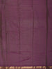 Silver Grey horizontal Striped Zari Woven Design Pure Kanchipuram Silk Saree with Contrast Zari Border