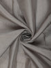 Silver Grey horizontal Striped Zari Woven Design Pure Kanchipuram Silk Saree with Contrast Zari Border