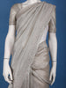 Silver Grey Sequins Beaded Embllishment Organza Saree - Diadem