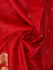 Queen Pink Floral Butta Zari Woven Design Pure Kanchipuram Silk Saree with Zari Border