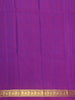 Sky Blue Checked Pure Kanchipuram Silk Saree With Purple Zari Border And Pallu