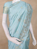 Sky Blue Floral Butta Woven Design Semi Tussar Saree