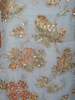Sky Blue Floral Embroidered Design Tissue Silk Palazzo Suit with Dupatta