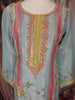 Sky Blue Floral Sequins Embroidery Tissue Silk Salwar Suit