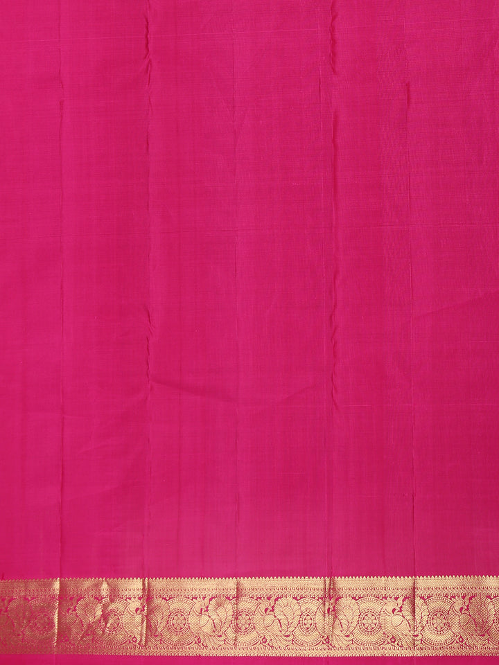 Sky Blue Paisley Designed Silk Saree - Diadem