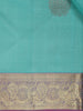 Sky Blue Paisley Designed Silk Saree - Diadem