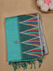 Sky Blue Paisley Designed Soft Silk Saree - Diadem