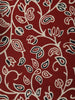 Sky Blue Solid Design Cotton Casual Wear Saree with Kalamkari Blouse
