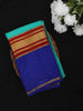 Sky Blue Solid Design Mysore Silk Designer Saree with Contrast Zari Border