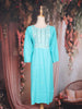 Sky BlueThread Embroidered Design Cotton Kurti