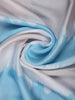 Sky Blue Tie and Dye Design Satin Saree - Diadem