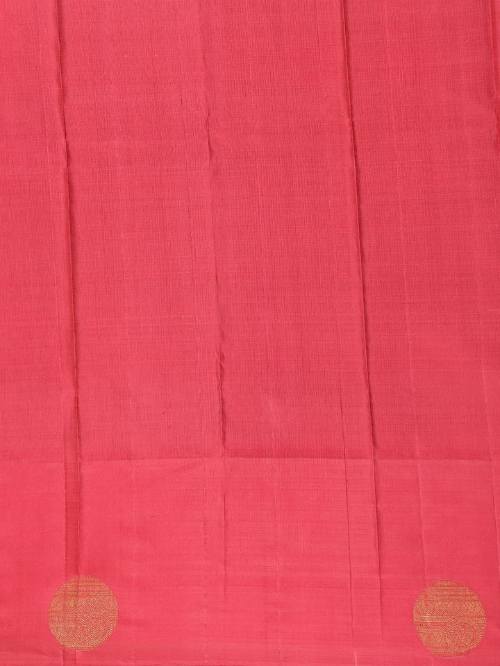 Sky Blue Checkered Woven Pure Kanchipuram Silk Saree - Diadem