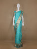 Sky Blue Floral Butta woven Silk Saree - Diadem