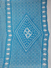 Sky Blue Floral Designed Cotton Saree - Diadem
