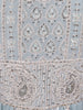 Sky Blue Floral Designed Georgette Gown - Diadem