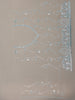 Sky Blue Floral Sequin Embroidered Organza Designer Saree - Diadem
