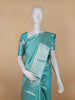 Sky Blue Floral Woven Pure Kanchipuram Silk Saree