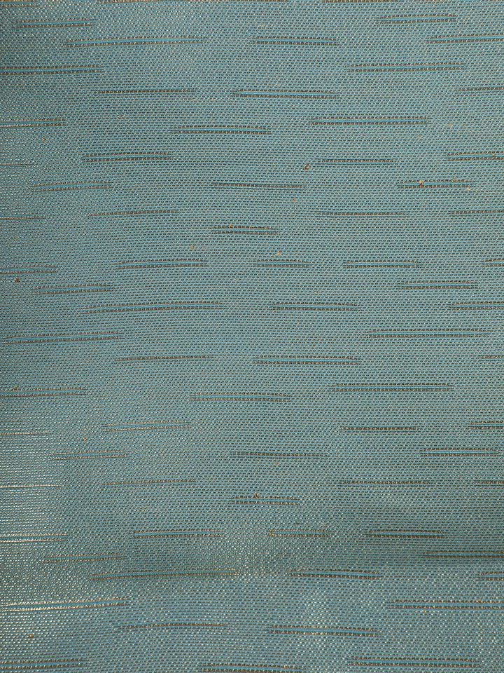 Sky Blue Minimal Design Woven Tissue Silk Saree - Diadem