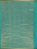 Sky Blue Peacock Butta and checks woven Silk Saree - Diadem