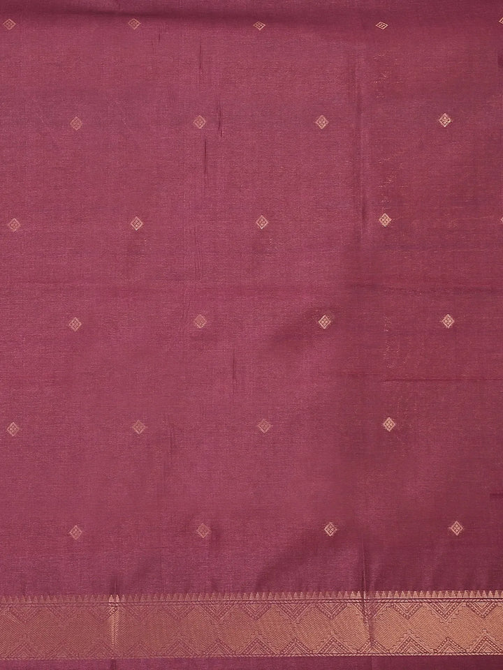 Sky Blue Semi Tussar Silk Abstract Designed Saree - Diadem