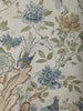 Slate Blue Floral Printed Design Cotton Straight Cut Salwar Suit wit Matching Dupatta