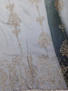 Slate Blue Heavy Stone Embellished Design Pure Organza Party Wear Saree with Designer Border