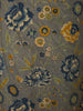 Slate Grey Floral Printed Design Cotton Salwar Suit with Dupatta